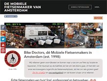 Tablet Screenshot of mobielefietsenmakeramsterdam.nl
